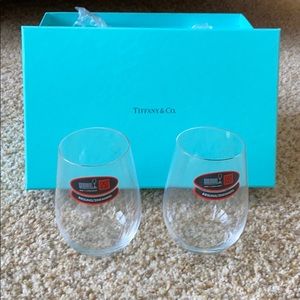Tiffany & Co. Box with 2 Riedel Wine Tumblers